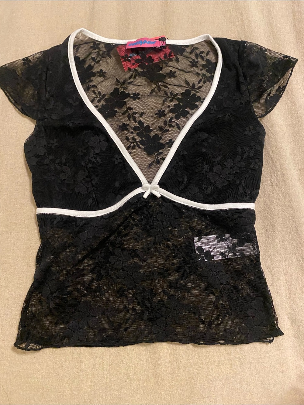 Avi Sheer Lace Top